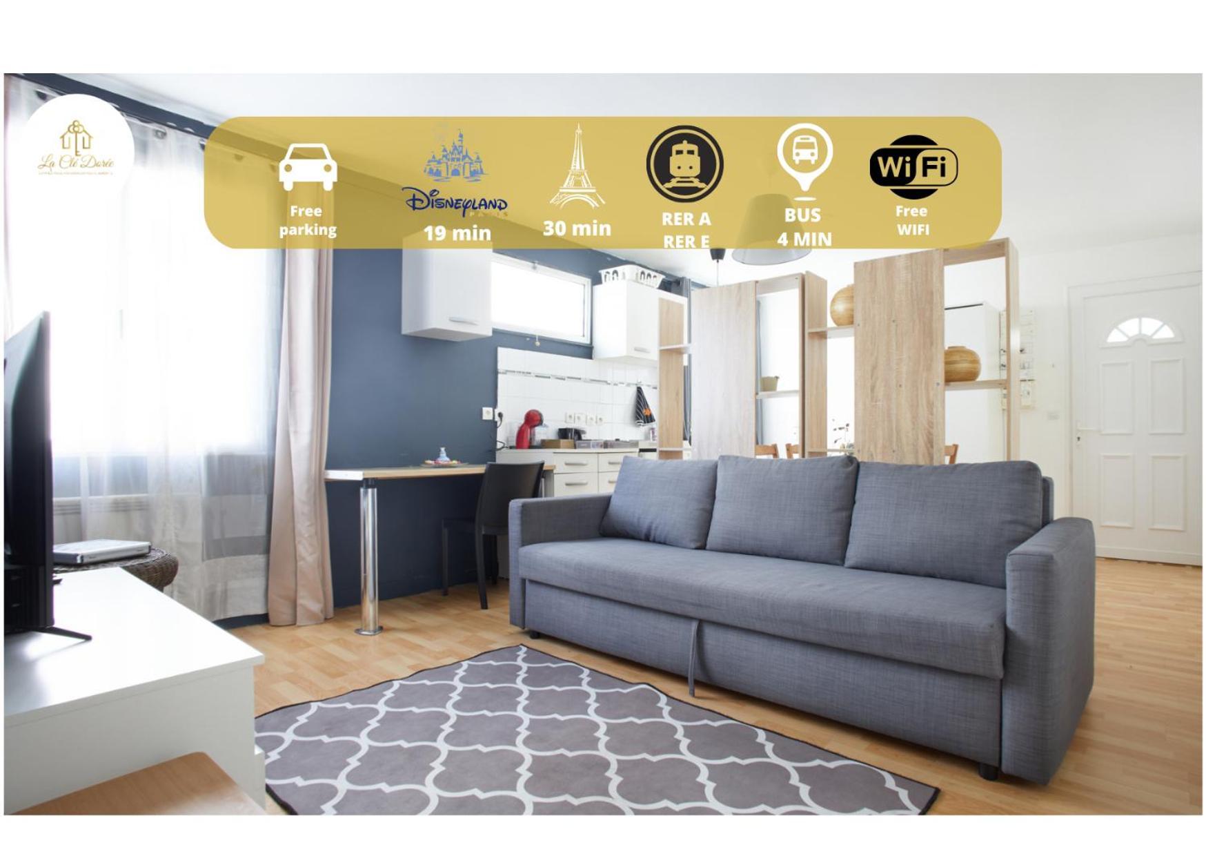 Appartement Sympa Entre Paris Et Disneyland Noisy-le-Grand Exteriör bild